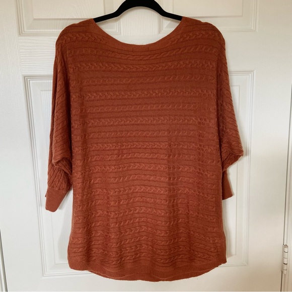 Market & Spruce Cable Knit Dolman Sweater - Picture 7 of 13
